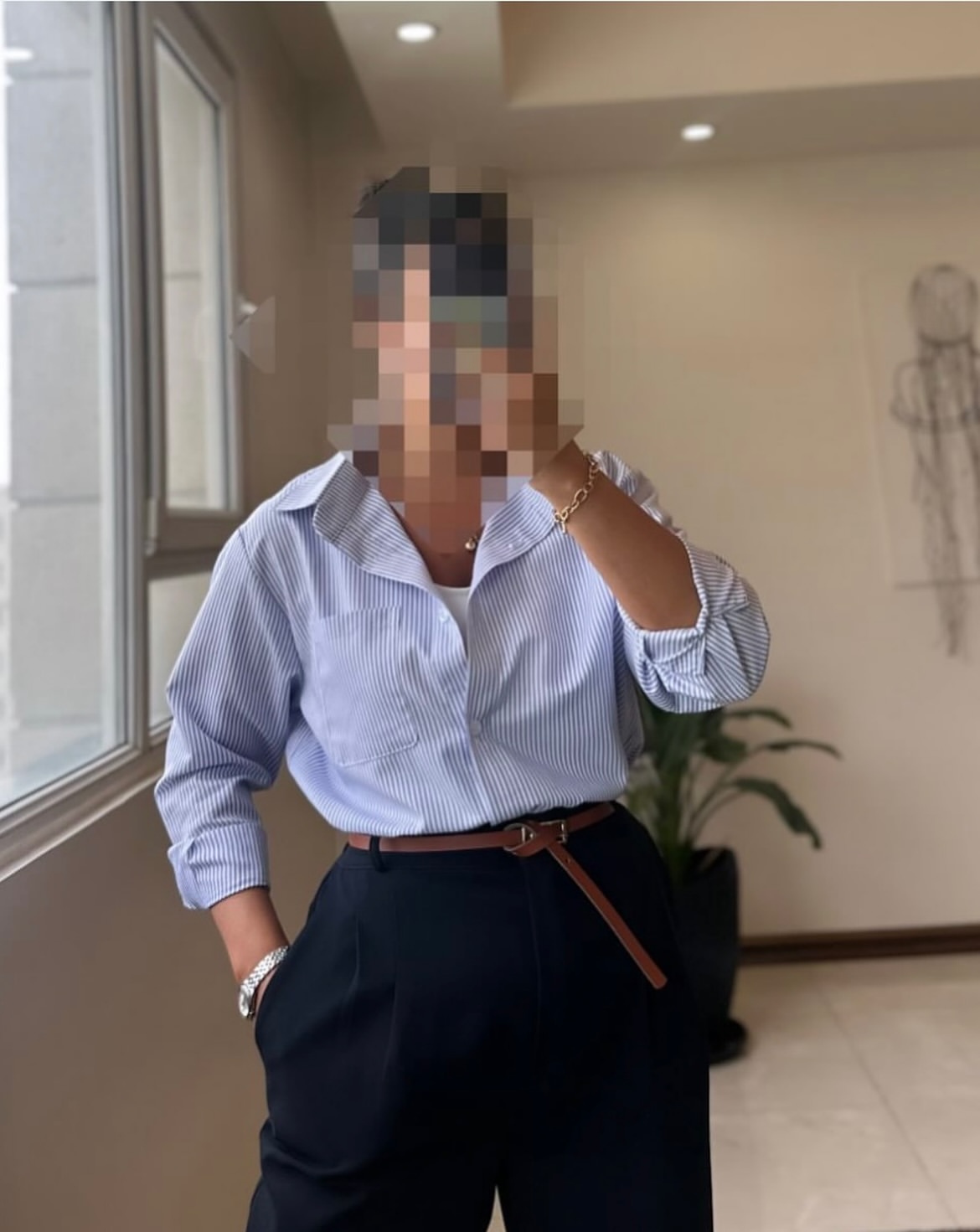 شلوار بگ پارچهای زنانه